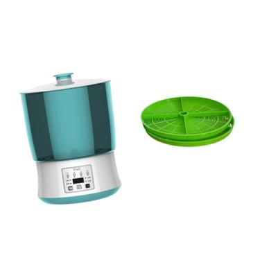 Imagem de Generic Máquina de brotos de feijão brotos de feijão kit cultivo de tempo LED Display kit de sementes Kit Natto iogurte fabricante de soja mung feijão, 2 Camadas