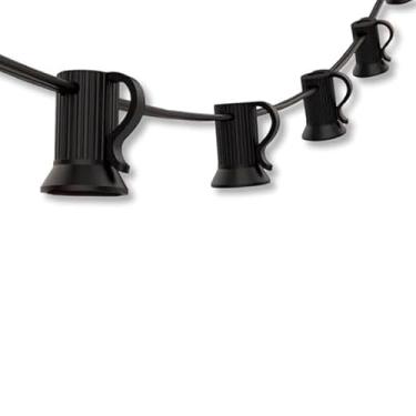 Imagem de Varal Luz 10 Metros Festão Cordão Prova D'Água Gambiarra S/Lâmpada