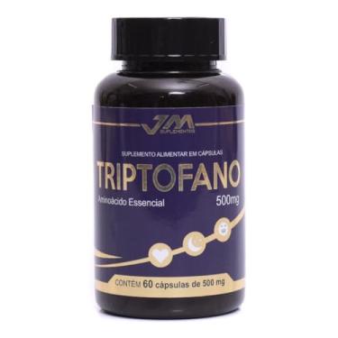 Imagem de Triptofano 500mg, Suplemento Alimentar, 60 Cápsulas, Aminoácido Essencial