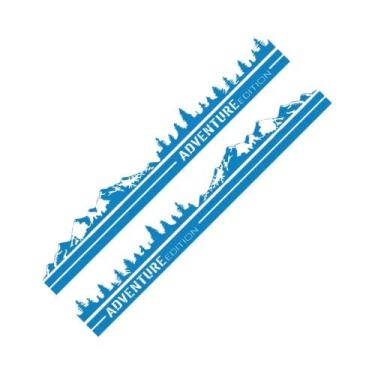 Imagem de Renault Trafic 3 Adesivos Para Porta De Carro 2 Peças Listras Laterais