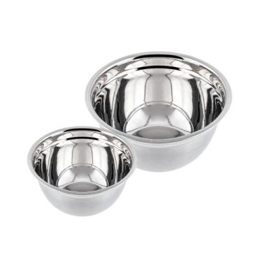 Imagem de Jogo de Bowls de Aço Inox 14 e 18cm Weck