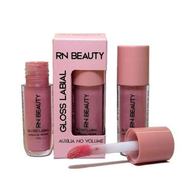 Imagem de Gloss Labial Auxilia No Volume 3,5G - RN Beauty, Rose