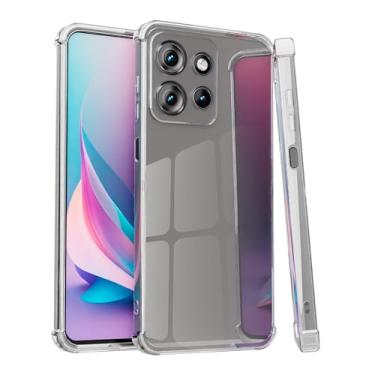 Imagem de Capa Case TPU Transparente Compatível Motorola Moto EDGE 60 FUSION Anti Impacto Shock Choque Alta Proteção Premium
