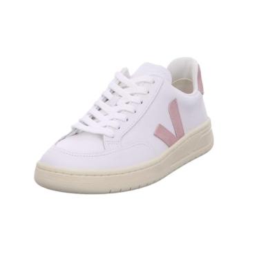 Imagem de Veja Tênis feminino V-10, Extra branco - rosa bebê, 36