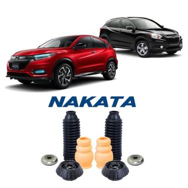 Imagem de Par Kit Coxim Batente Coifa Dianteiro Honda Hrv 2017 2018 19 - Nakata
