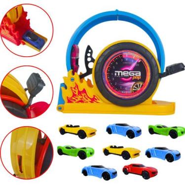 Imagem de Pista Lançador Com Carrinhos 10pçs Looping Radical Tipo Hotwheels Dive
