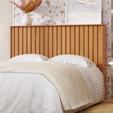 Imagem de Cabeceira Casal Detroit Ripado Natural - Tebarrot