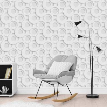 Imagem de Papel de Parede Adesivo - Circulos Abstratos - 925ppa - Allodi