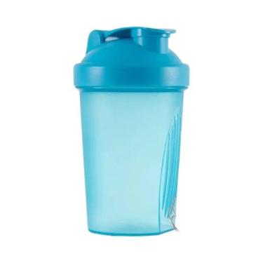 Imagem de Garrafa Shaker Portátil De Plástico De 400ml Para Misturar Whey Protei