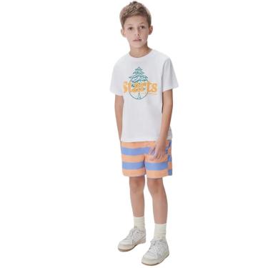 Imagem de Camiseta Infantil Hering Estampada Starts Branca-Masculino