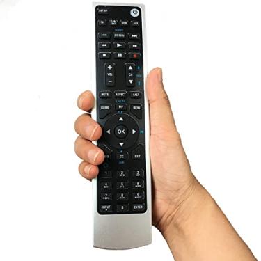 Imagem de Controle remoto de substituição RC-201 compatível com Polaroid LCD TV DVD Combo 2006 1513-TDXB 1913-TDXB 2213-TDXB 2611-TLXB 3211-TLXB FLX-374 4241-TLXB FLM-2632 FLM-2634B