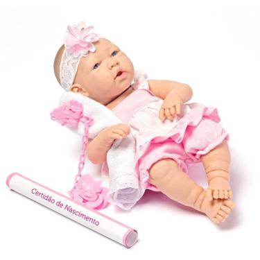 Imagem de Boneca Baby Ninos Cotiplás 2032 com Certidão de Nascimento