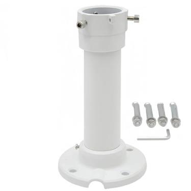 Imagem de GledeYeTec Suporte de montagem de teto para câmera CCTV de 25 cm, suporte de teto para câmera de vigilância de segurança para câmera CCTV PTZ HIKVision Suporte de elevação de liga de alumínio