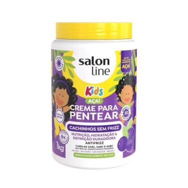 Imagem de Creme para Pentear Salon Line Açaí Kids Cachinhos Sem Frizz 1kg