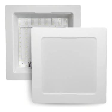 Imagem de 2X Painel Com Placa De Led 24W Lys Quadrado Embutir Taschibr