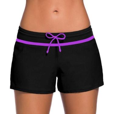 Imagem de Calções de banho femininos Tankini Swim Briefs Plus Size Bottom Boards