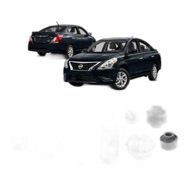 Imagem de Kit 2 Coxim Batente Bucha Dianteira Versa 11 2 2013