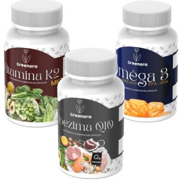 Imagem de Vitamina K2 + Coennzima Q10 + Omêga 3-60 Cápsulas