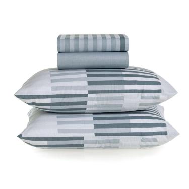 Imagem de Jogo Cama Queen 160 Fios Karsten Julian Azul