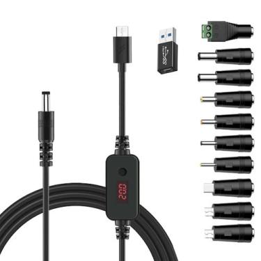 Imagem de Cabo de carregador rápido YiKaien USB-C para DC, 20V, 1,2 m