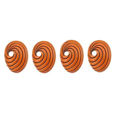 Imagem de Kit 4 Máscara Anime Naruto Cosplay laranja