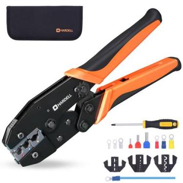 Imagem de Ferramenta de crimpagem HARDELL AWG22-10 com kit de 90 conectores