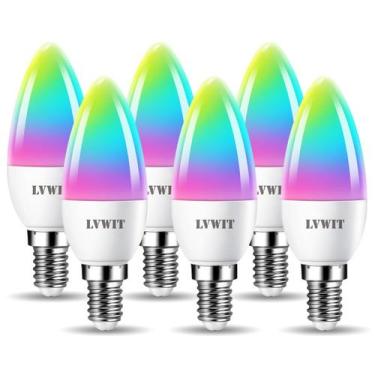 Imagem de Lâmpada inteligente LVWIT B11 Smart Candelabra LED E12 4,9W 470lm