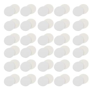 Imagem de PRETYZOOM Revestimento térmico de folha de alumínio 500 peças para tampa de garrafa de PE, forros de tampa de PE de 63 mm, vedação de garrafa para frasco de vidro de plástico cosmético, tampa de lata