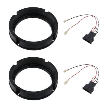 Imagem de Modengzhe Kit de suporte adaptador de alto-falante de carro com 2 peças, anel espaçador de 16,5 polegadas para Volkswagen Passat, T-07