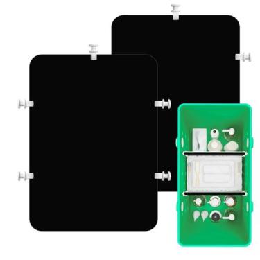 Imagem de Bandeja divisória Caddy DGLOZE, 2 peças para Bogg Bag Black