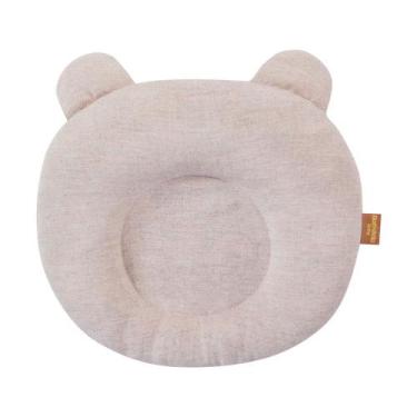 Imagem de Travesseiro Anatômico Linho Para Acomodar A Cabeça Do Bebê - 1 Peça - 