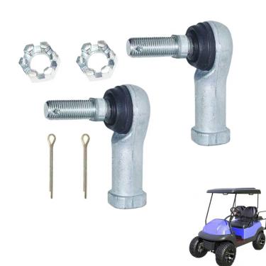 Imagem de db11 Kit de junta esférica de rosca esquerda direita para carrinho de golfe, conjunto (2), para carros Club DS & Carryall modelos elétricos ou a gás de carrinho de golfe 2009, DS 2004-2021, (direita)