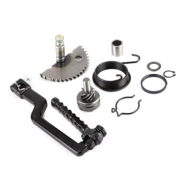 Imagem de Conjunto de Engrenagem do Eixo da Alavanca de Partida do Ciclomotor, Metal de, Compatível Com Scooter GY6 49CC 50CC 80CC 100CC