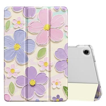 Imagem de MoKo Capa para Galaxy Tab A9+/A9 Plus 28 cm 2023, capa protetora inteligente de suporte fino com capa traseira translúcida de policarbonato rígido para tablet Tab A9 Plus (SM-X210/X216/X218