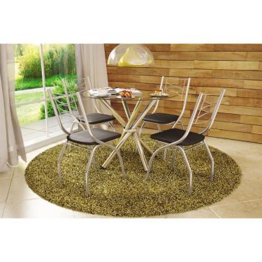 Imagem de Base Mesa De Jantar Volga M008 S/ Tampo Cromado - Kappesberg