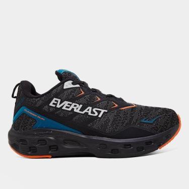 Imagem de Tênis Everlast Climber Run, Preto, Verde, 43