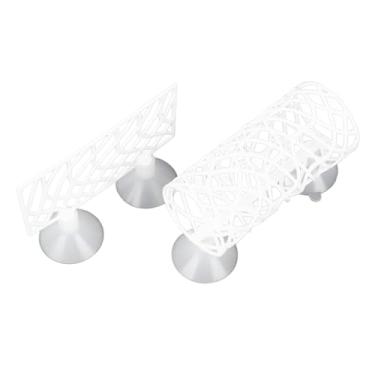 Imagem de Tnfeeon Túnel de Cama de Peixe, Tubo Oco de Plástico Pe para Esconderijo de Peixes Com Ventosas para Aquários de Betta e Camarão (Branco)