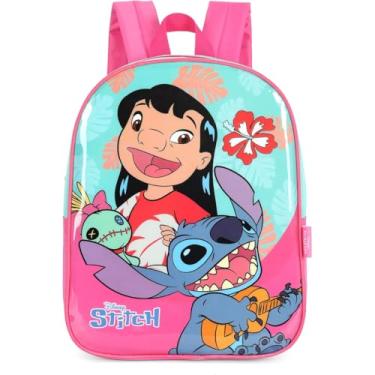 Imagem de Mochila Infantil, Luxcel, Stitch, Pink, P