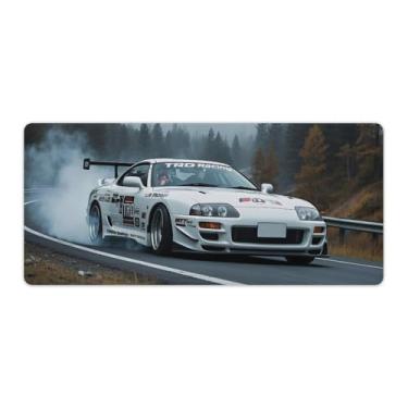 Imagem de HouLaiZhe SUP Drift Car Sports Speed ​​JDM Car Gaming Mouse Pads JDM Car Desk Pads Grandes Mousepads para Teclado Desktop Mat40x90cm