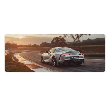 Imagem de HouLaiZhe Speed ​​sup JDM Car Track Grande Gaming Mouse Pads Tapete de Mesa Base de Borracha Antiderrapante Laptop Acessórios de Computador Suprimentos Bloco de Escrita para Escritório Casa 30 x 80 cm