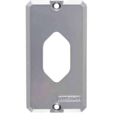 Imagem de Tampa para Condulete Tramontina 1/2" e 3/4" com 1 Posto Tomada Vertica