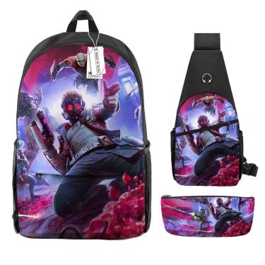 Imagem de Conjunto de mochilas Guardiões da Galáxia Star-Lord Peter Quill