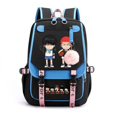 Imagem de Mochila escolar Slam Dunks Anime Kids Children Oxford Bag