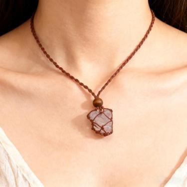 Imagem de Pingente de pedra artesanal – Joias exclusivas com propriedades curativas, ideal para espiritualidade e estilo diário