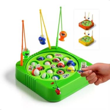 Imagem de Jogo Pescaria Infantil Pega Peixe Maluca 24 Peixes