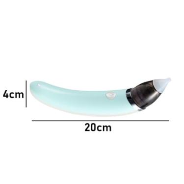 Imagem de Aspirador Nasal Infantil Elétrico USB Bebê Limpeza De Nariz Cor:Verde Água