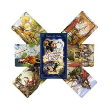 Imagem de Cartas De Tarô Doodle Art Nouveau Everyday Witch, Jogo De Tabuleiro Or