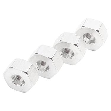 Imagem de Acouto Adaptador de Cubo Hexagonal RC de Liga de Alumínio de Roda de 12 Mm Adaptador de Cubo Hexagonal de Roda de 5 Mm a 12 WPL 1634 Caminhão RC Cubos de Remoto e Veículo Controlado por Aplicativo