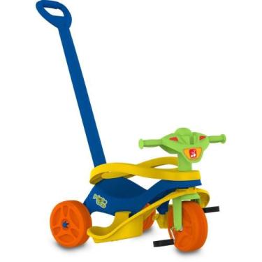 Imagem de Triciclo Mototico PASSEIO/PEDAL Azul (7899091407613) - Bandeirante