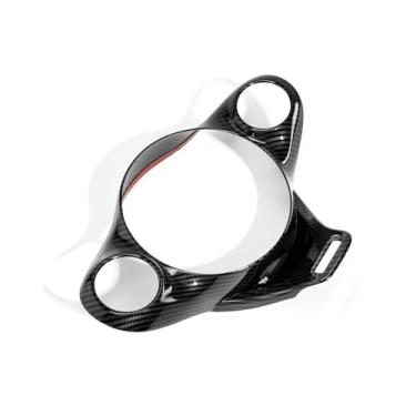 Imagem de JUIVEEL Adesivo protetor de moldura interior de capa de painel compatível com acessórios Kia Soul GT 2020-2025 (estilo fibra de carbono)